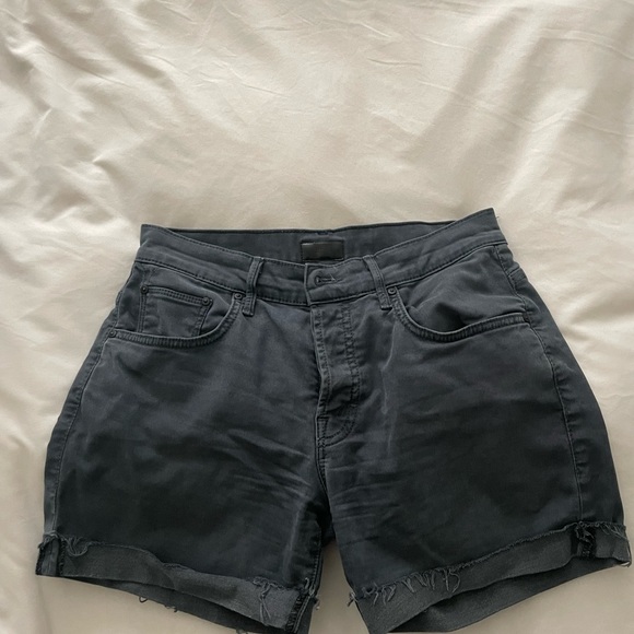 MOTHER Loosey Fray Shorts size 24 - Picture 6 of 6